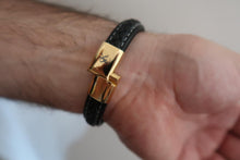 Load image into Gallery viewer, Vienna Leather Braided Bracelet - BR19002